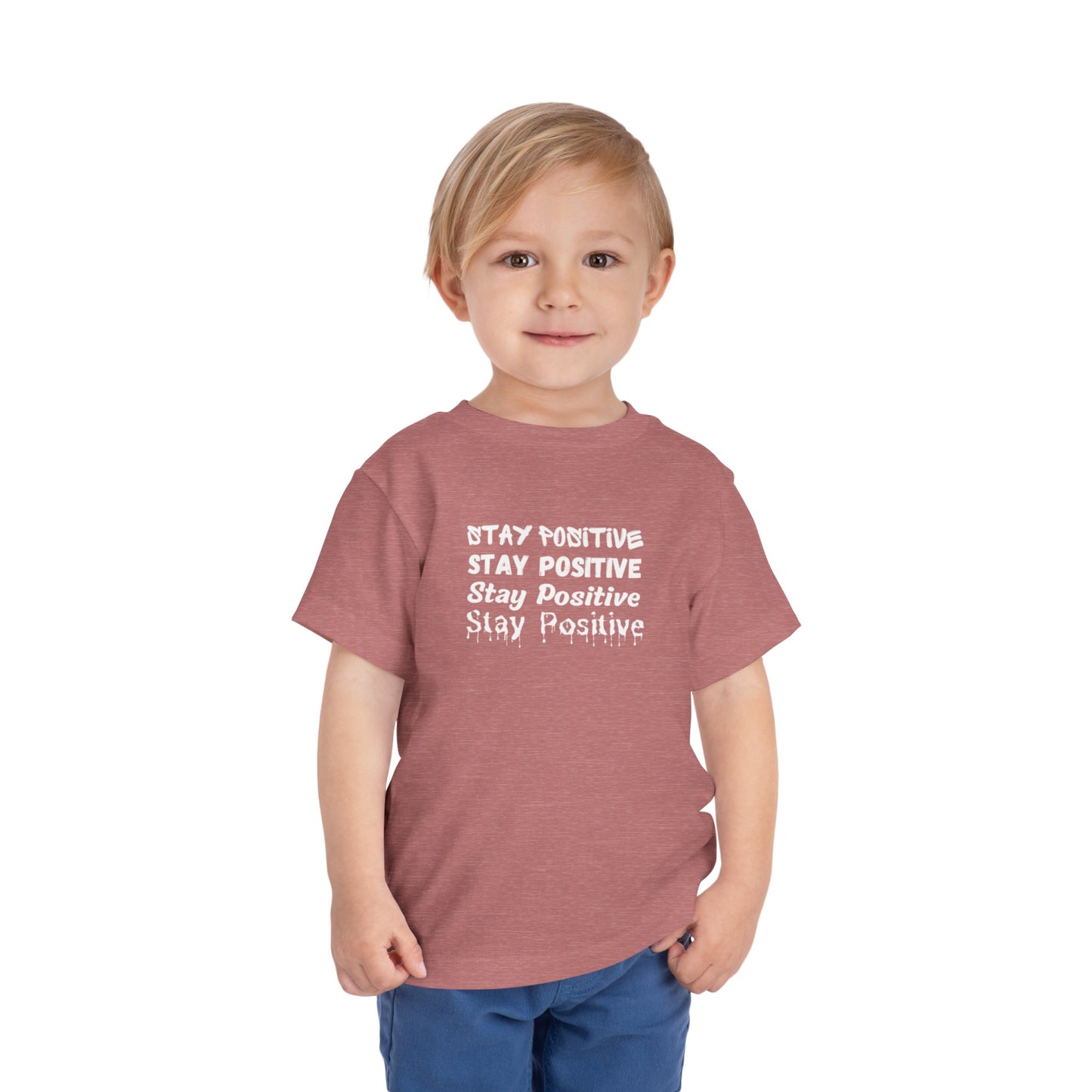 Stay Positive Toddler Short Sleeve Tee