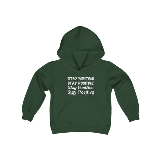 Stay Positive Youth Heavy Blend Hooded Sweatshirt