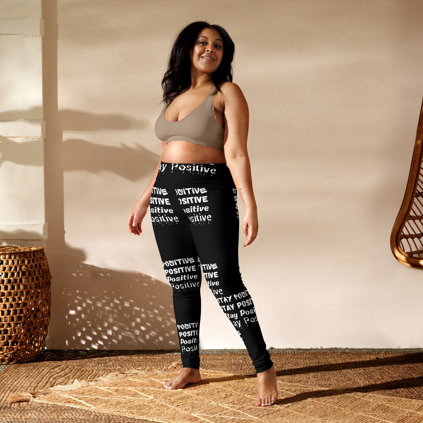 Stay Positive Yoga Leggings